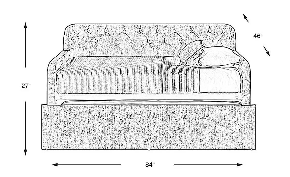 Juliet Amber 4 Pc Daybed with Trundle