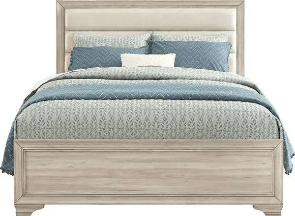 Marlow Natural 3 Pc Queen Panel Bed