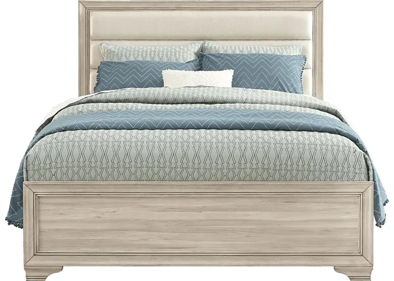 Marlow Natural 3 Pc Queen Panel Bed