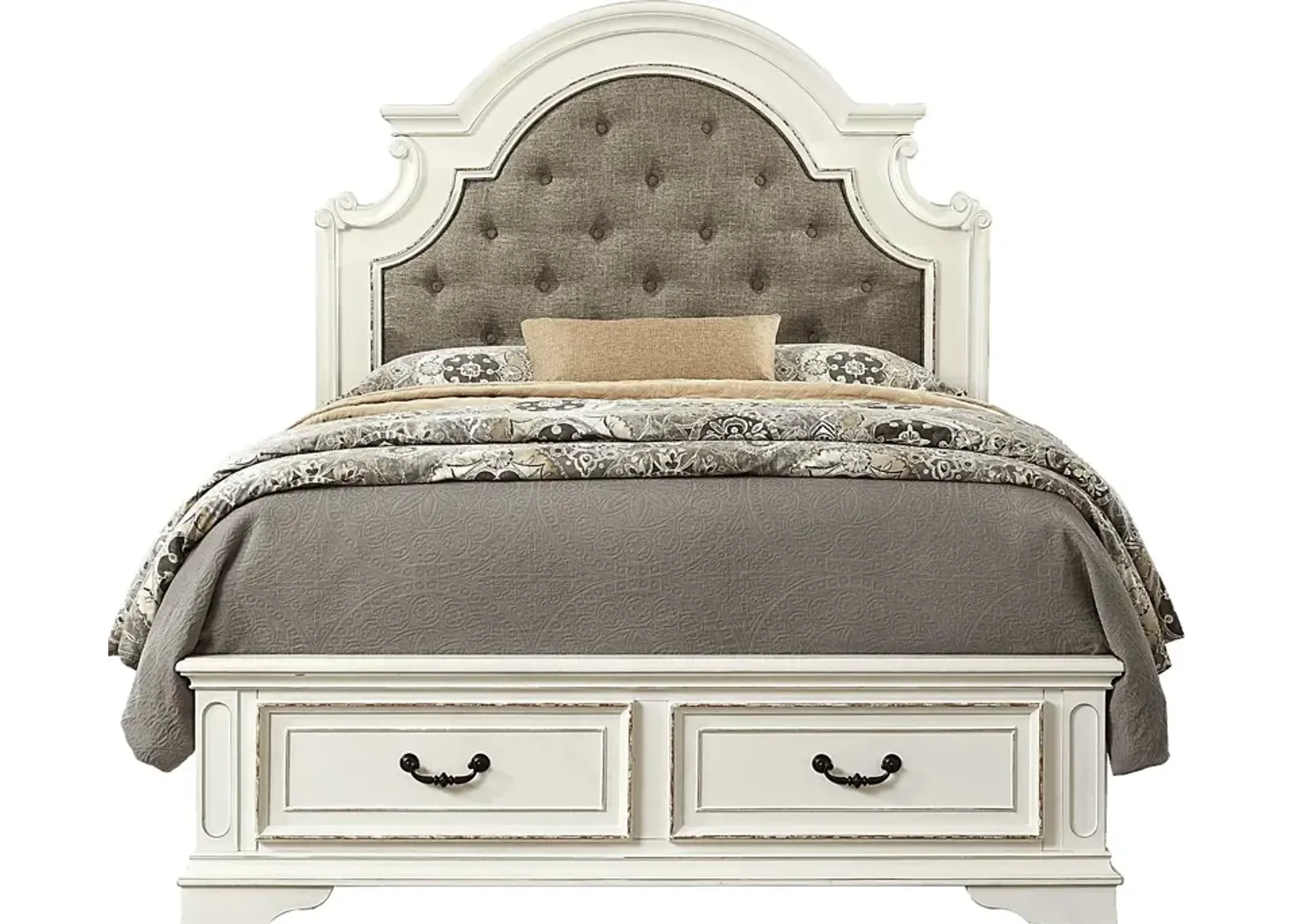 Marien Park White Queen Storage Bed