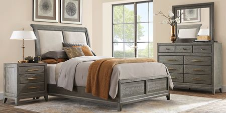 Kailey Park Charcoal 3 Pc Queen Sleigh Bed