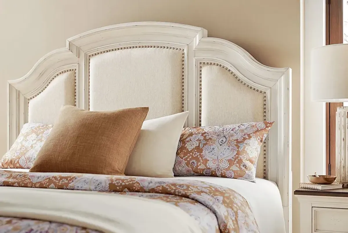 Provence White 7 Pc King Storage Bedroom