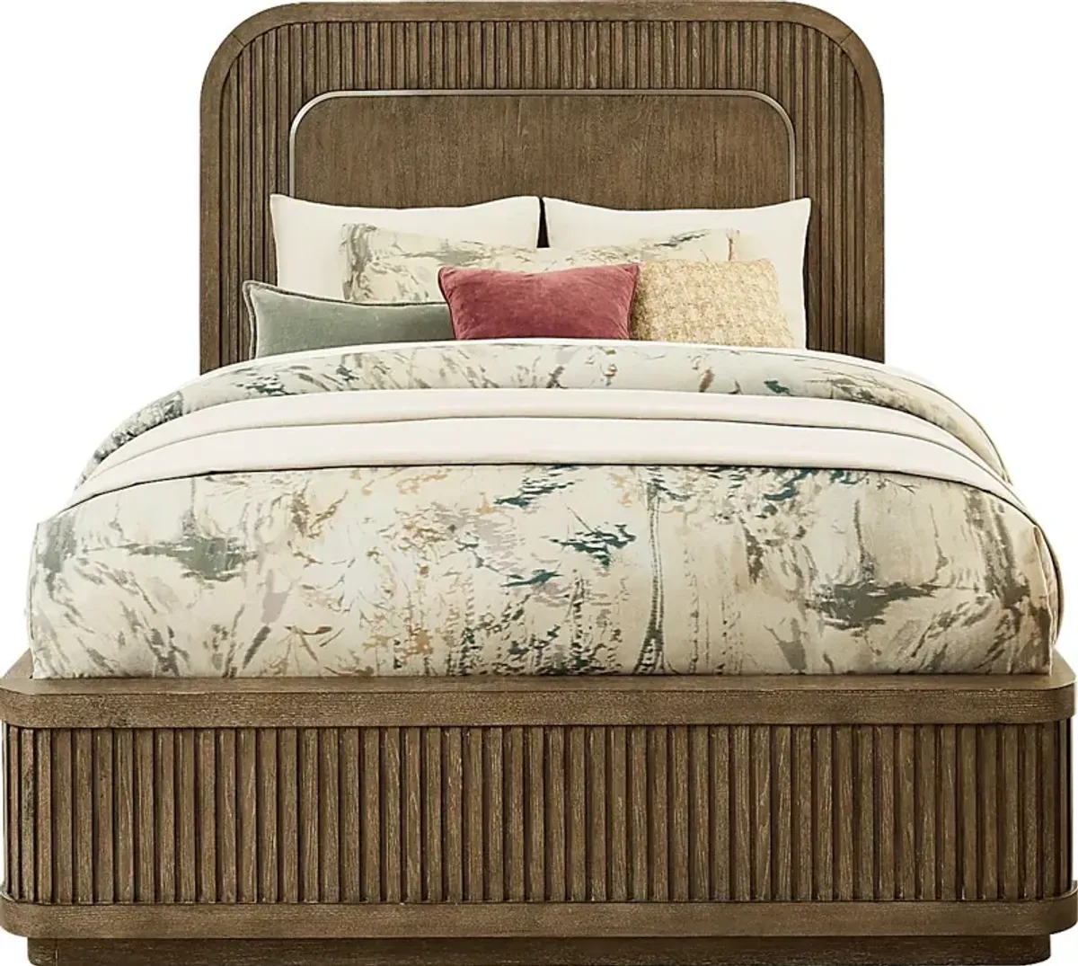Sausalito Brown 3 Pc Queen Panel Bed