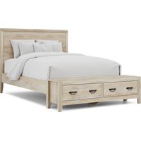 Palm Grove Taffy 3 Pc Queen Storage Bed