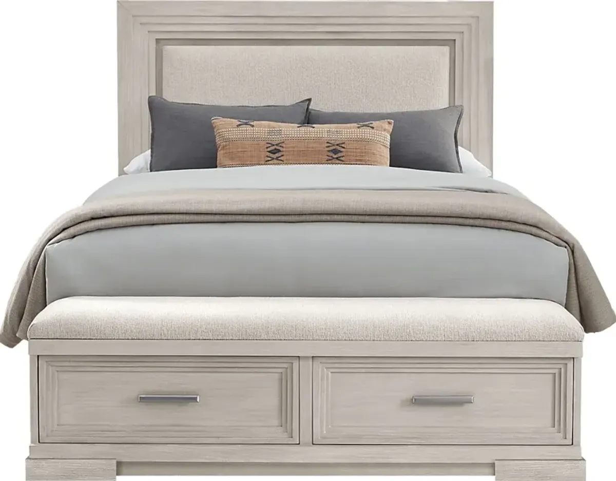 Royal Park Ivory 3 Pc Queen Storage Bed