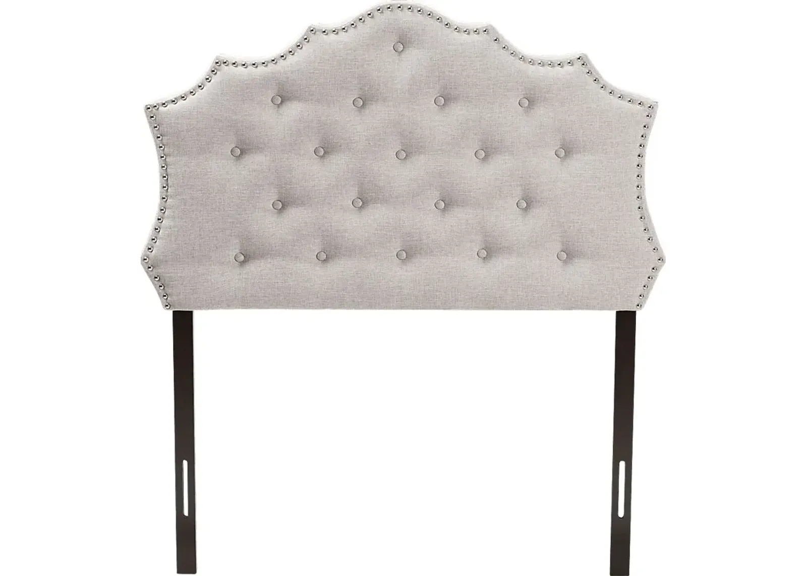 Poppleton Gray Full Upholstered Headboard