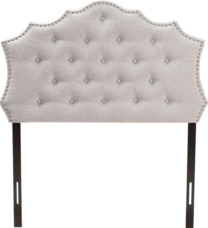Poppleton Gray Full Upholstered Headboard