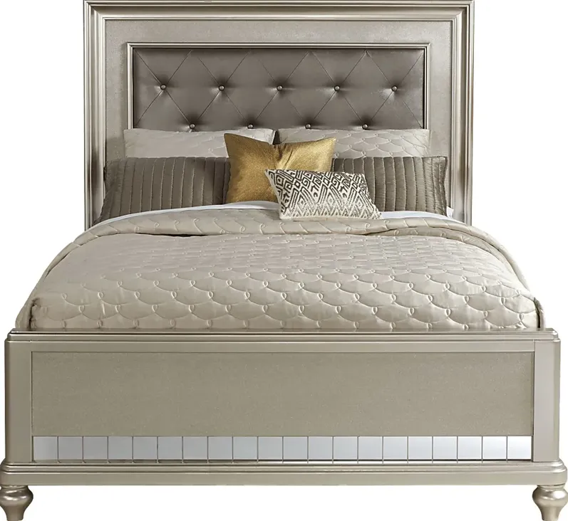 Paris Silver 3 Pc Queen Bed