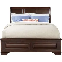Mill Valley II Cherry 3 Pc King Sleigh Bed