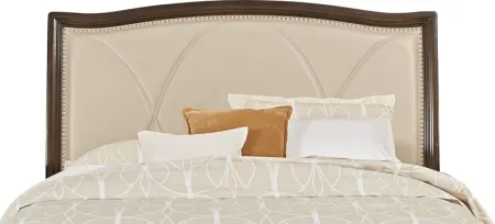Alexi Cherry 3 Pc King Bed with Cream Inset