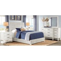 Cindy Crawford Home Golden Isles White 3 Pc King Woven Bed