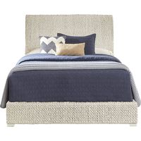 Golden Isles White 3 Pc King Woven Bed