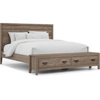 Palm Grove Brown 3 Pc King Storage Bed
