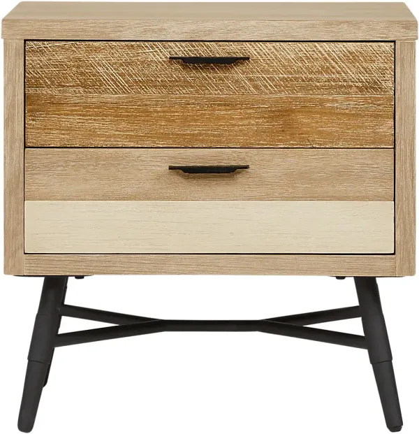 Midtown Loft Natural Nightstand