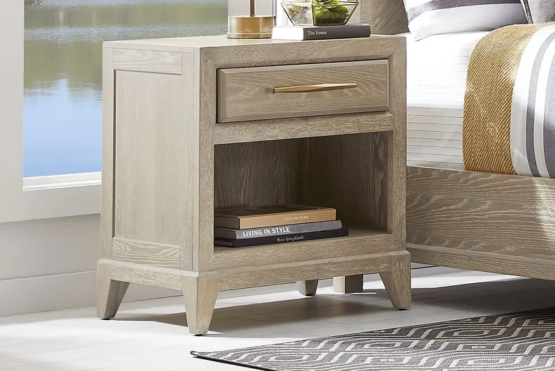 Kailey Park Light Oak Nightstand