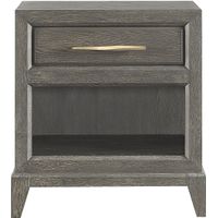 Cindy Crawford Home Kailey Park Charcoal Nightstand