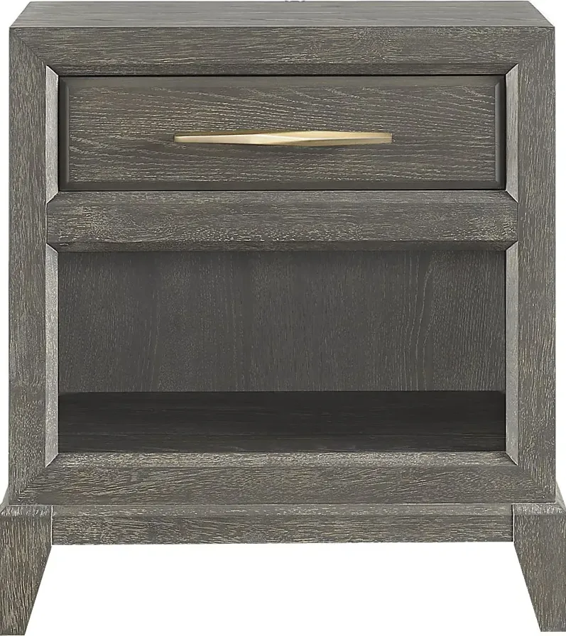 Kailey Park Charcoal Nightstand