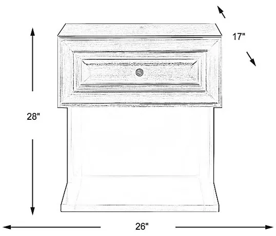 Mill Valley II Cherry Nightstand