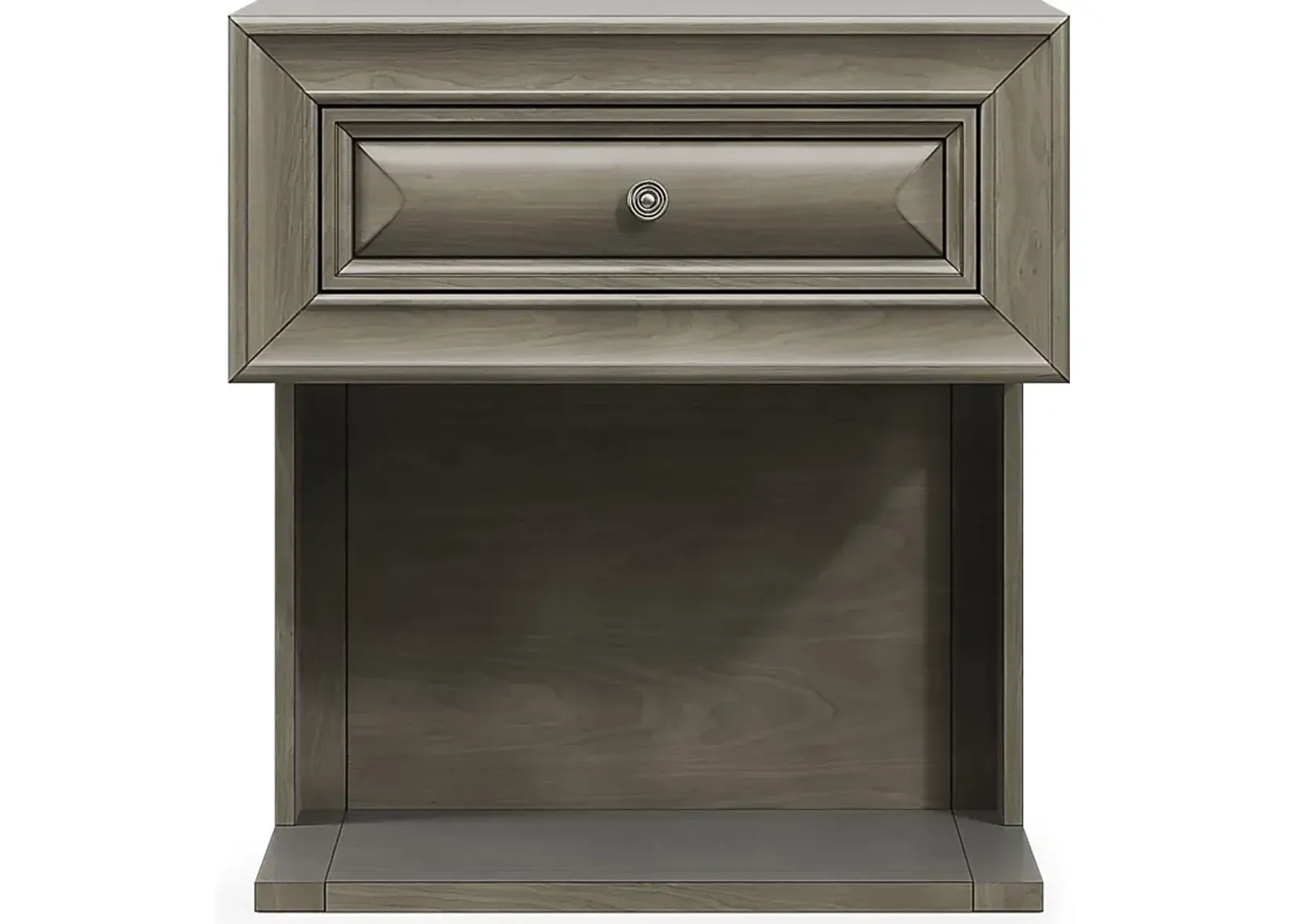 Mill Valley II Gray Nightstand