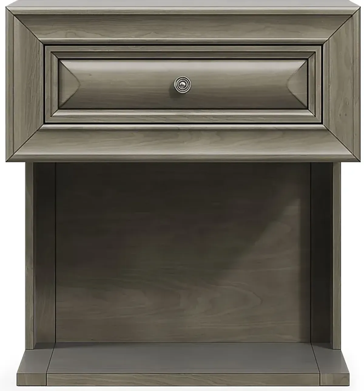 Mill Valley II Gray Nightstand