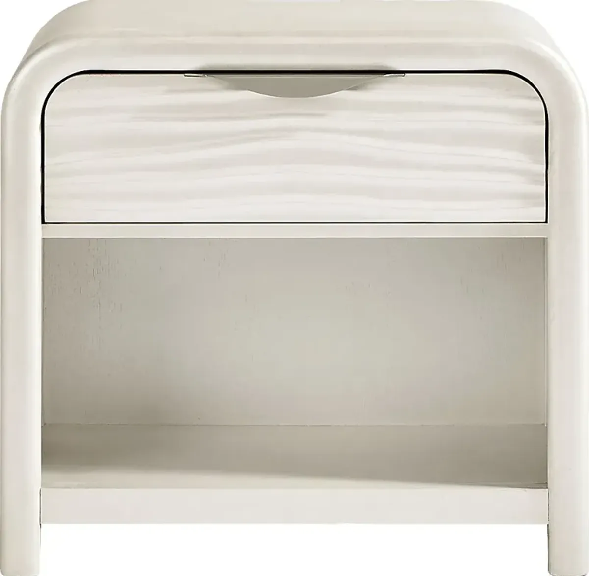 Point Loma White One Drawer Nightstand