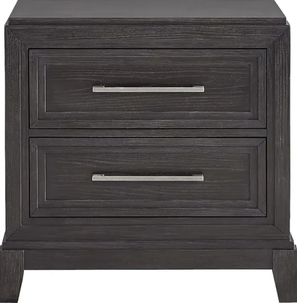 Sunside Way Black Nightstand