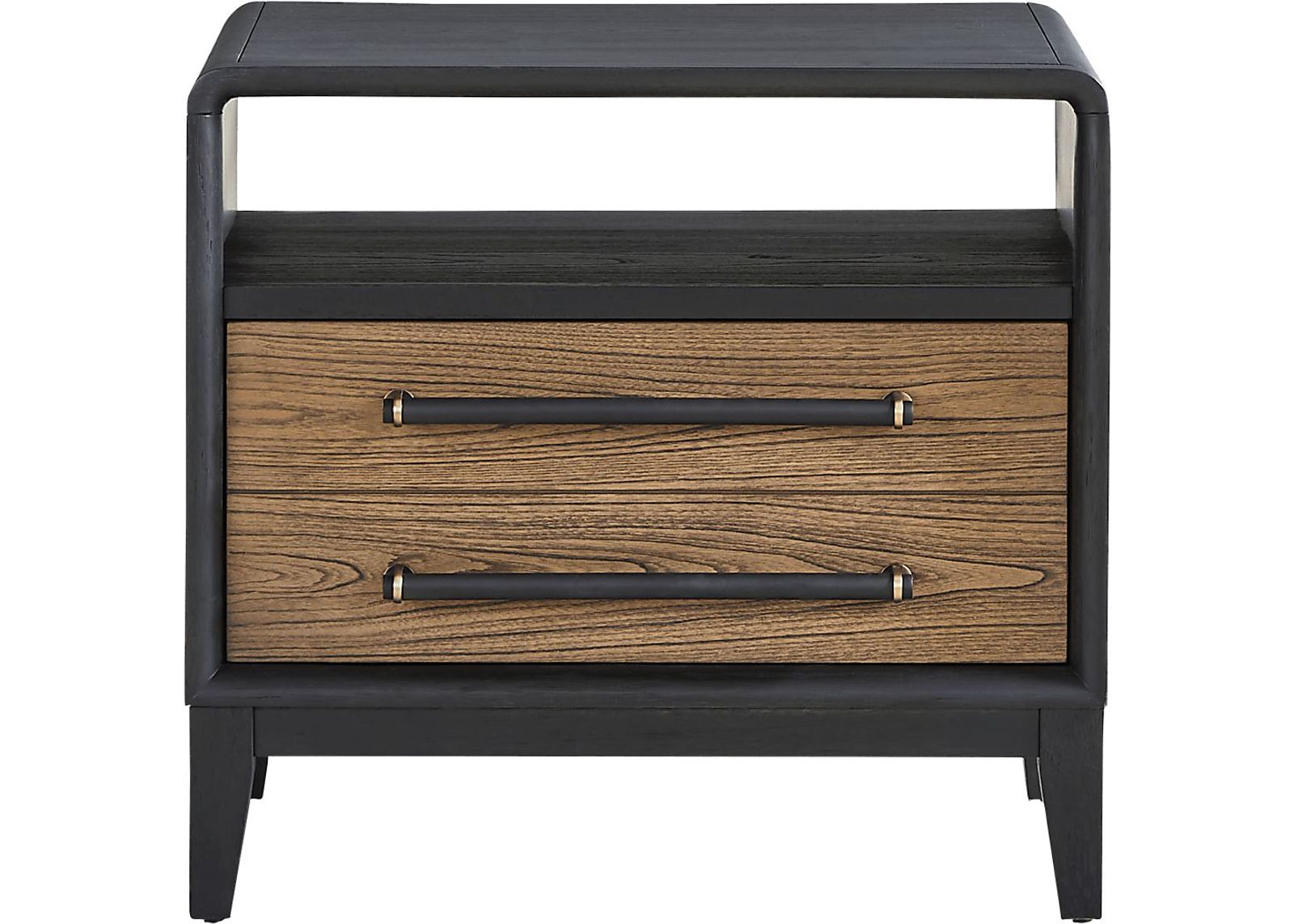 Archer Grove Black Nightstand