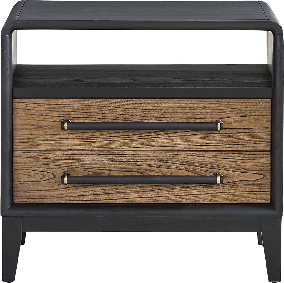 Archer Grove Black Nightstand