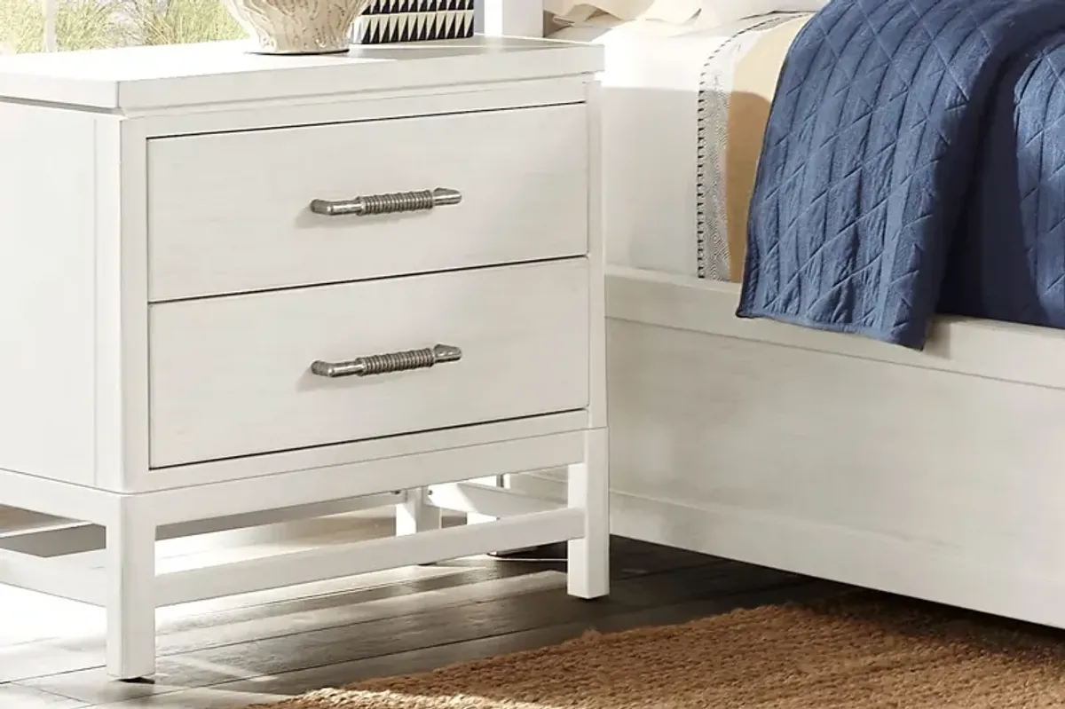 Golden Isles White Nightstand