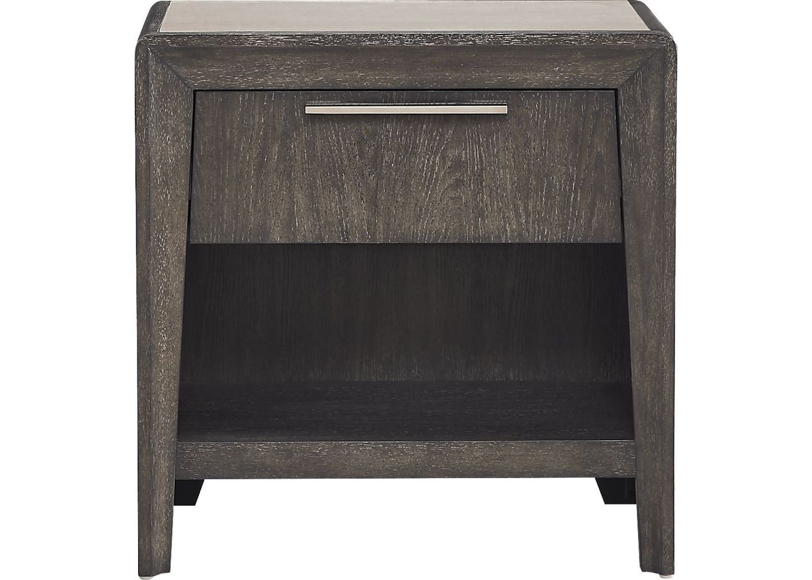 Fairfax Gray Open Nightstand