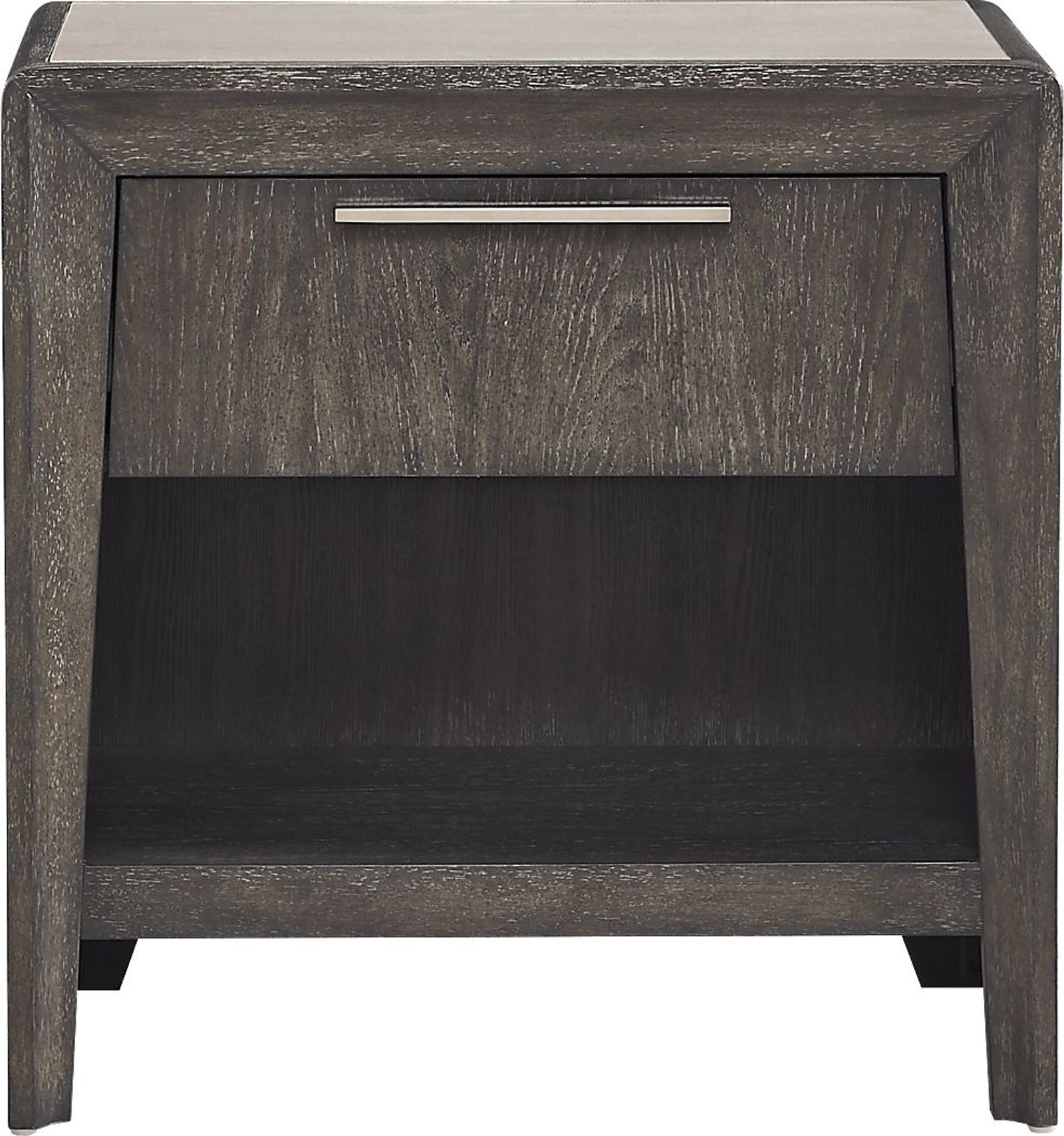 Fairfax Gray Open Nightstand