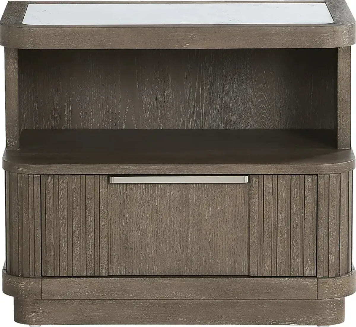 Sausalito Brown 1-Drawer Nightstand