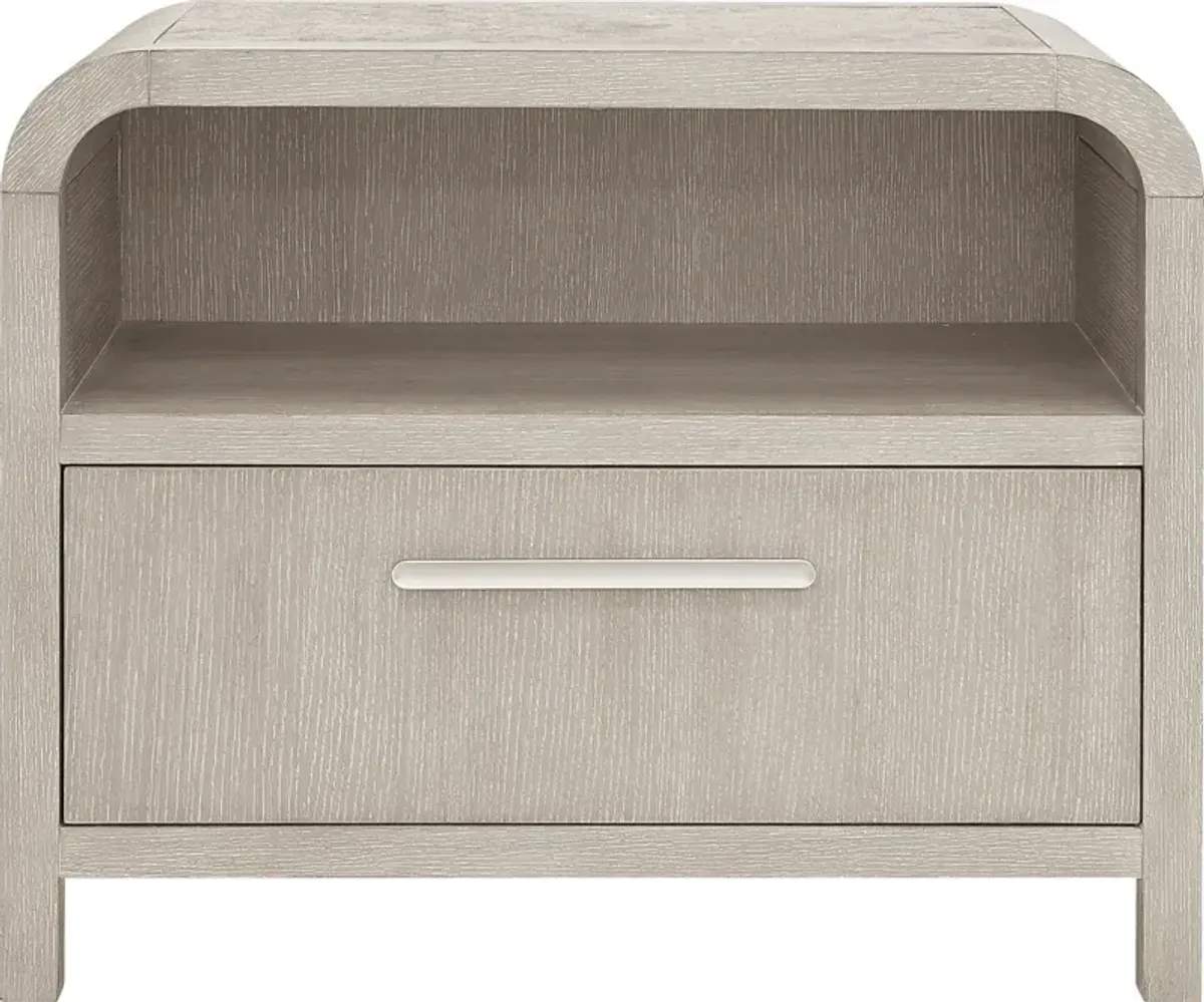 Canyon Light Gray Nightstand