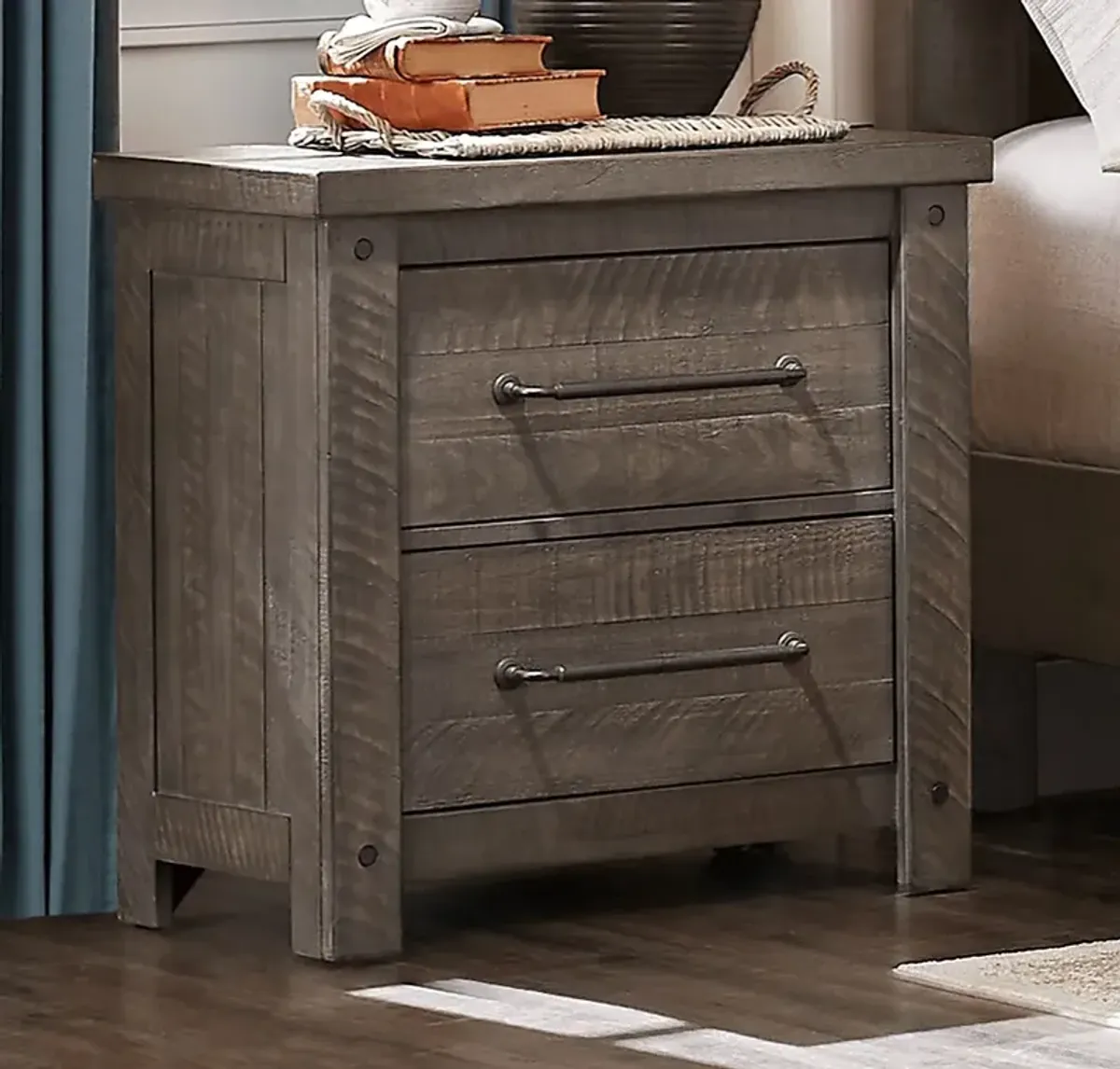 Bretten Crossing Gray Nightstand