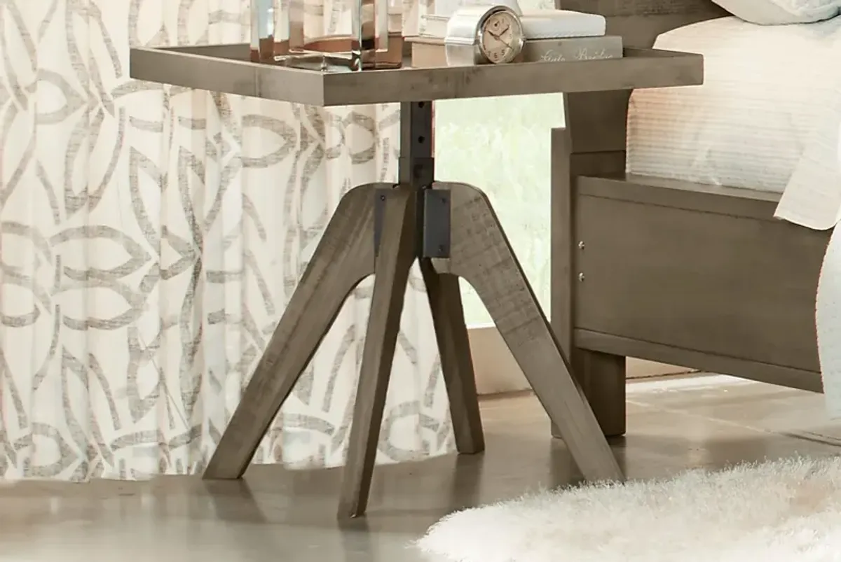 Crestwood Creek Gray Night Table