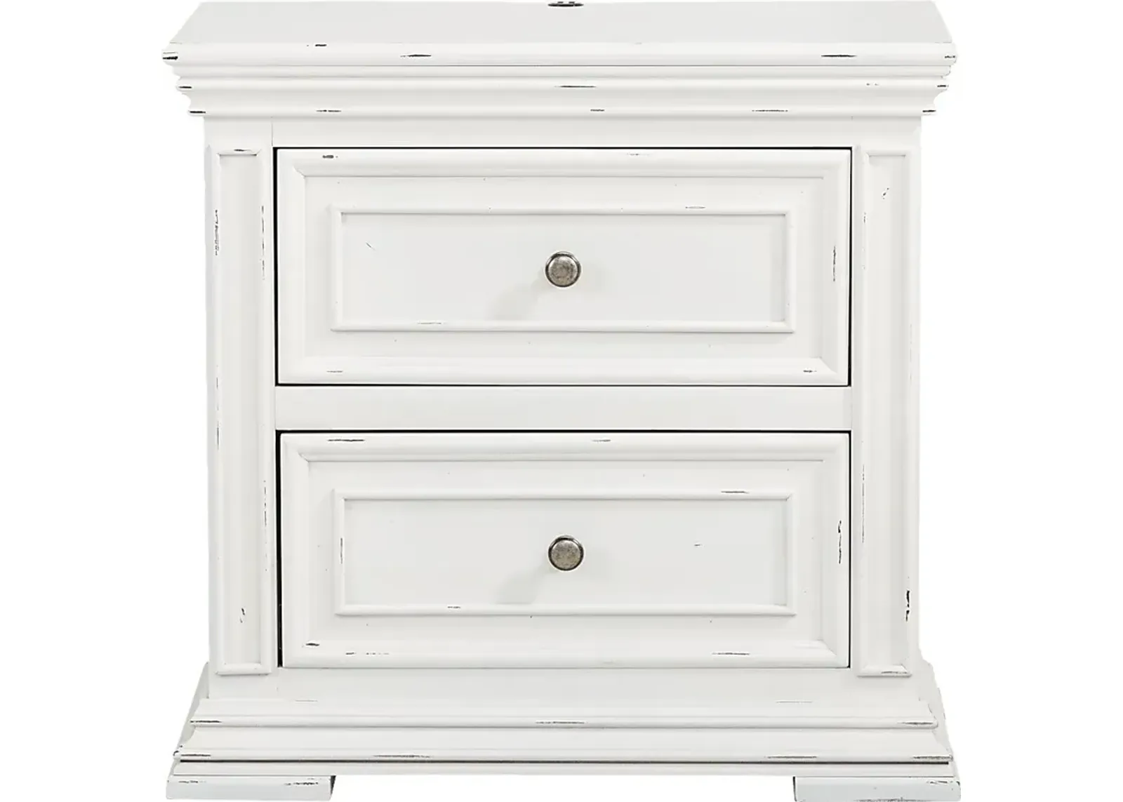 Folkston Bay White Nightstand