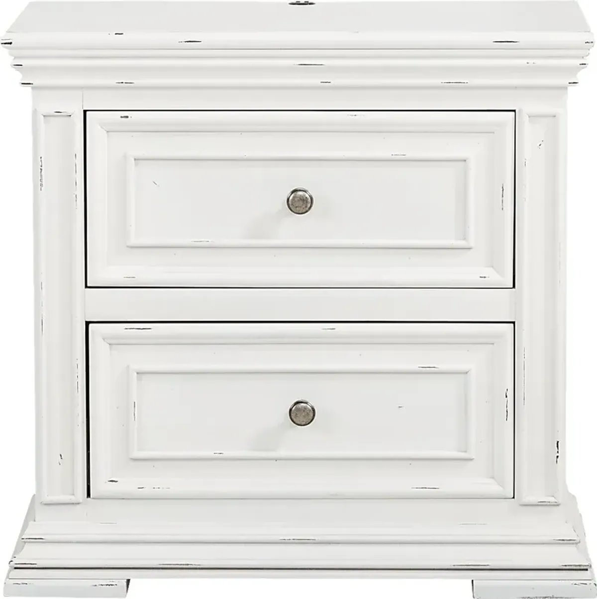 Folkston Bay White Nightstand