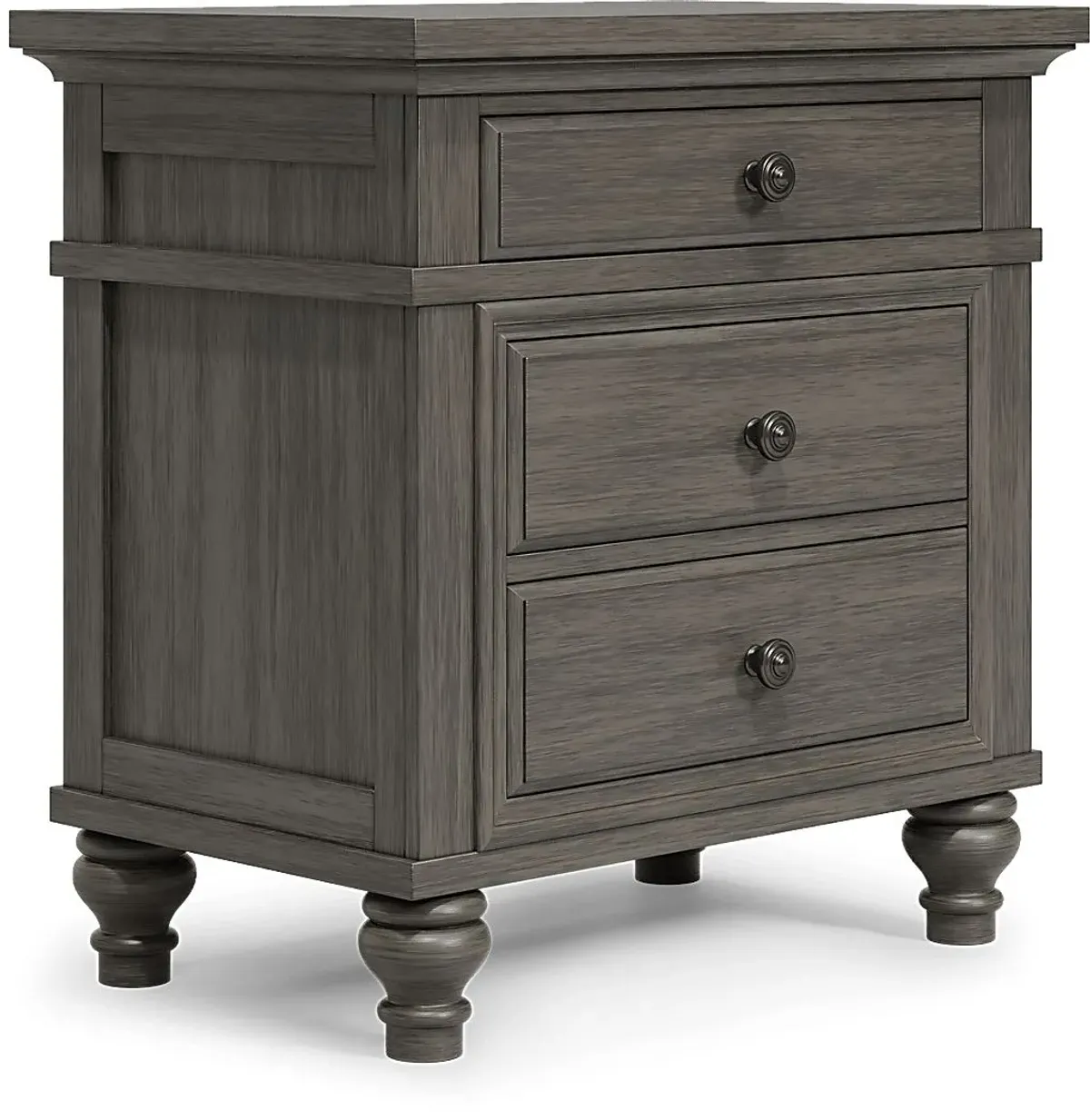 Lake Town Gray Nightstand