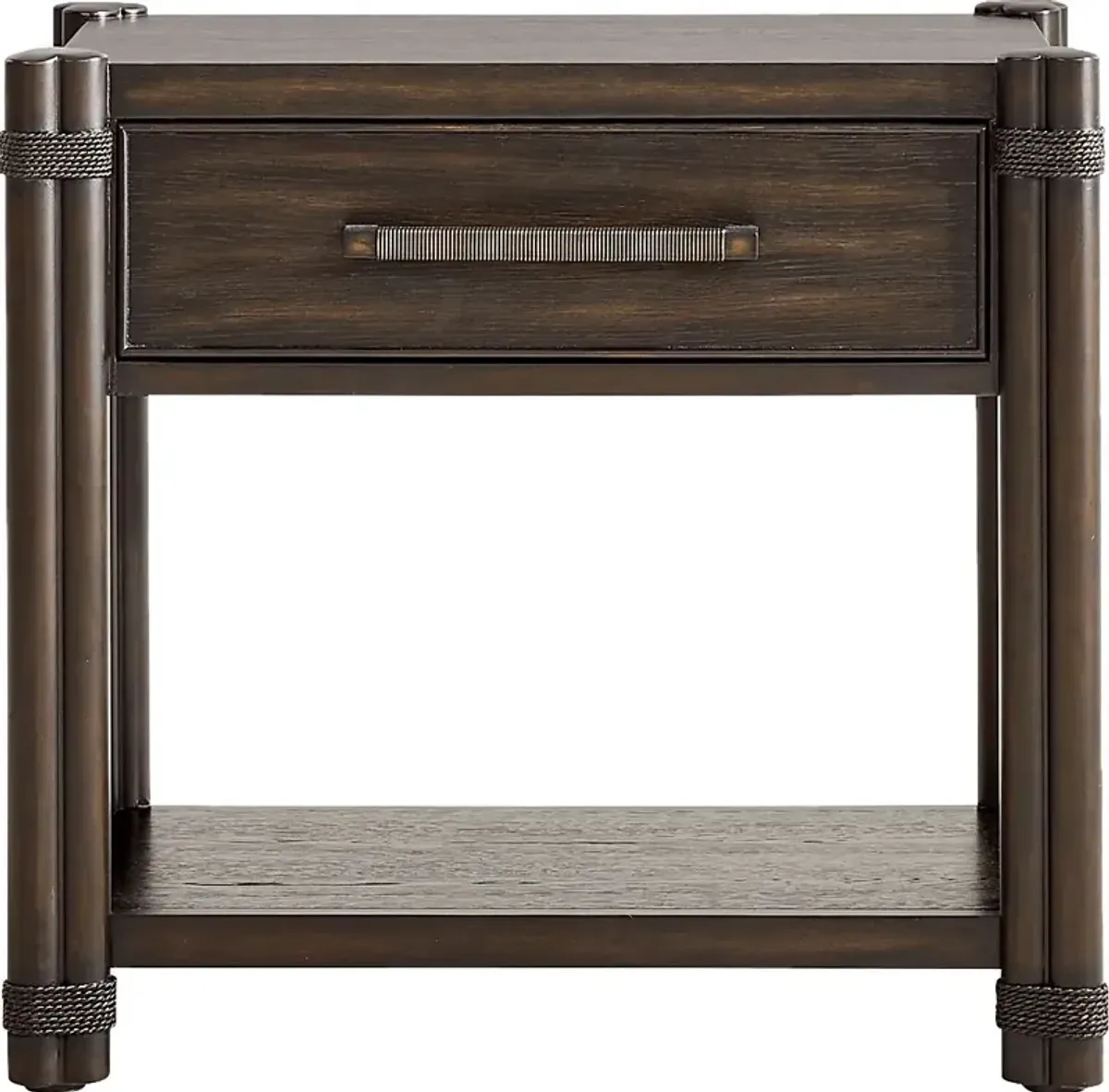 Vineyard Estates Brown 1-Drawer Nightstand