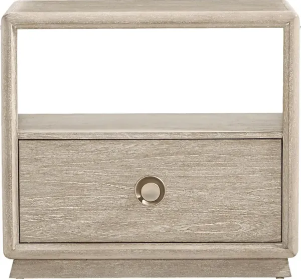 Santa Clarita Light Gray Nightstand