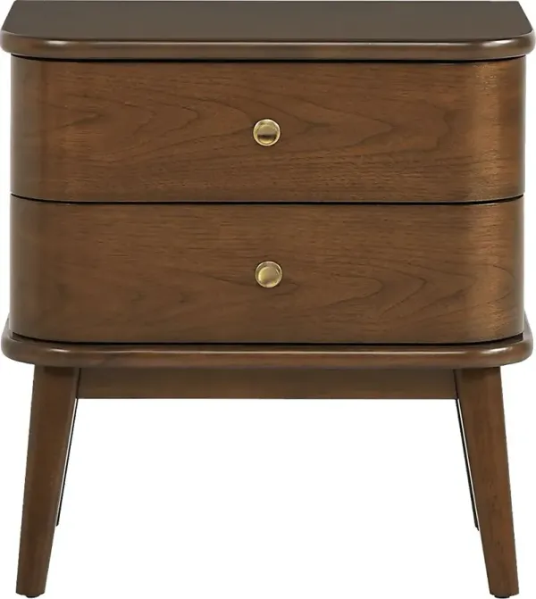 Devon Loft Walnut Nightstand