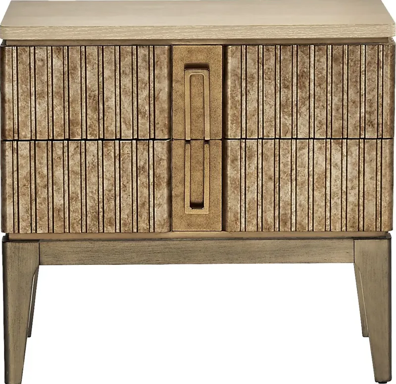 Issabela Caramel Accent Nightstand
