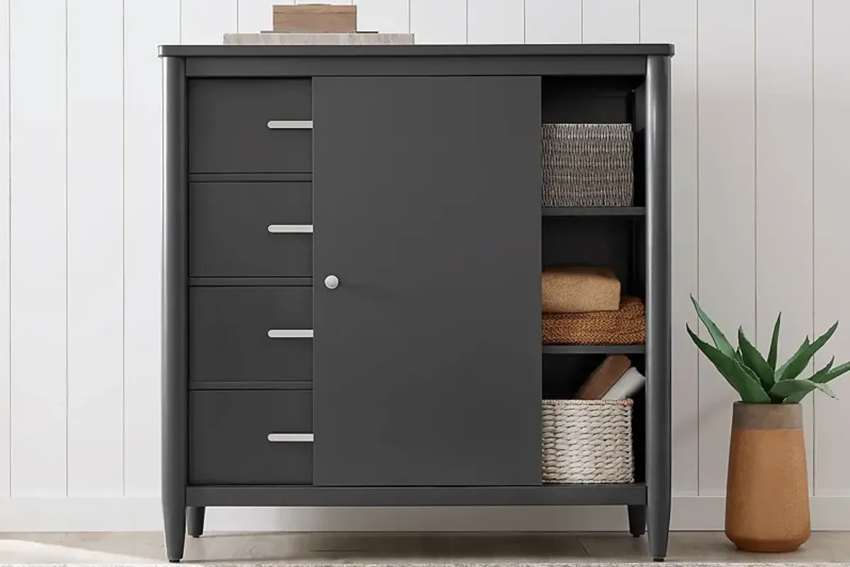 Modern Villa Iron Ore 4 Drawer Chest