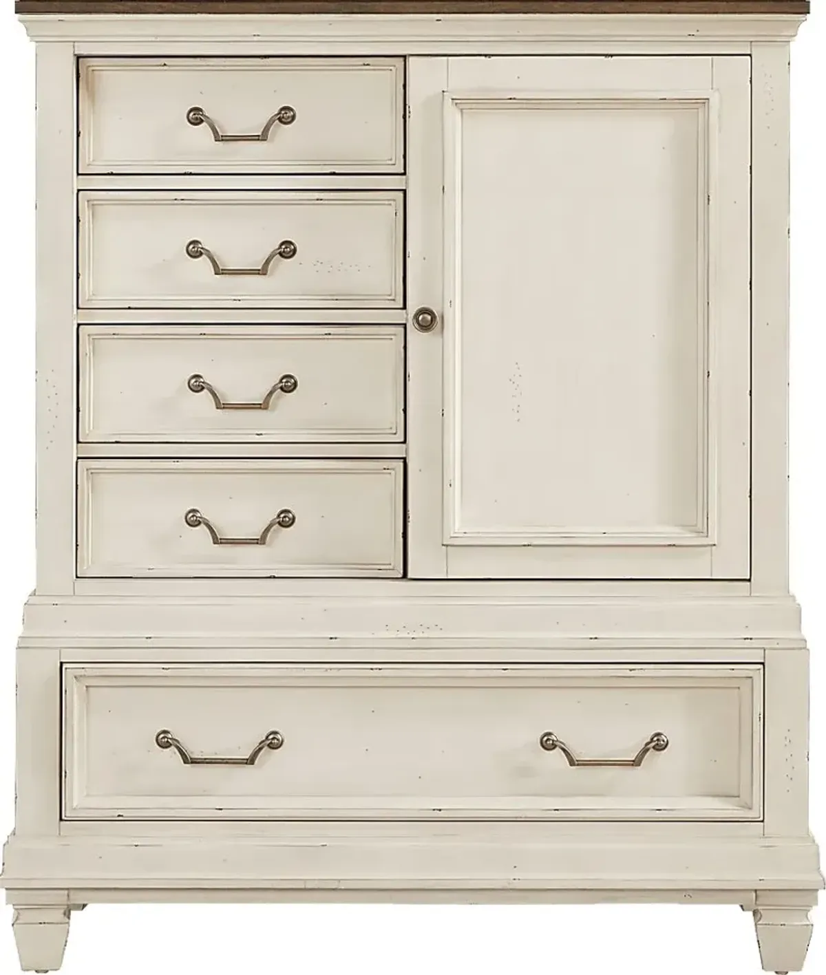 Provence White Sliding Door Chest