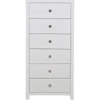 Barringer Place White Tall Chest