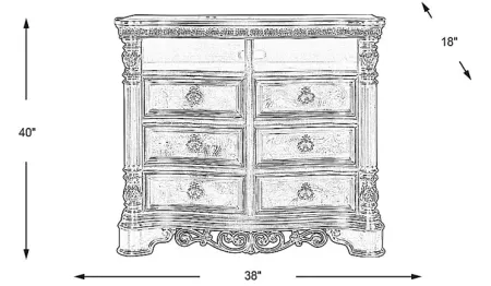 Handly Manor Pecan Small Chest