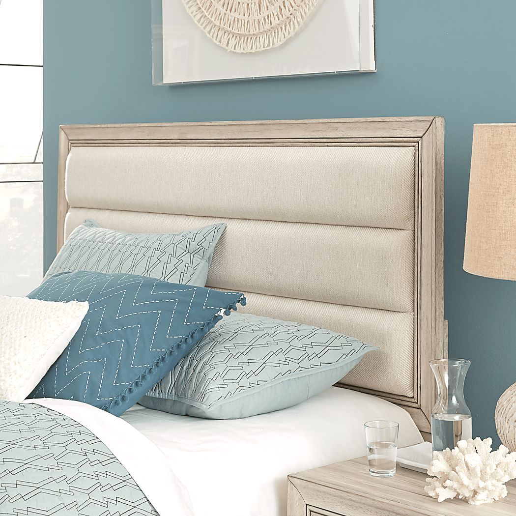 Marlow Natural 7 Pc Queen Panel Bedroom