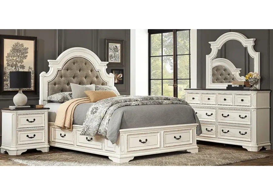 Marien Park White 7 Pc Queen Storage Bedroom