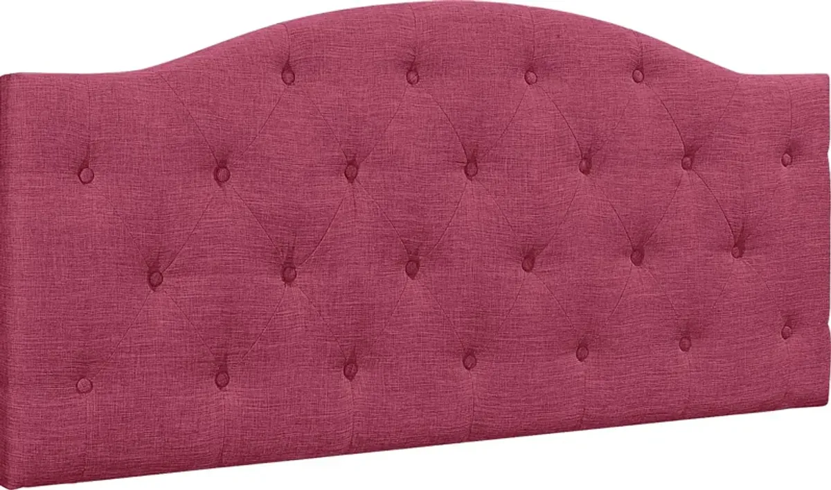 Barnsdale Pink Twin Upholstered Headboard