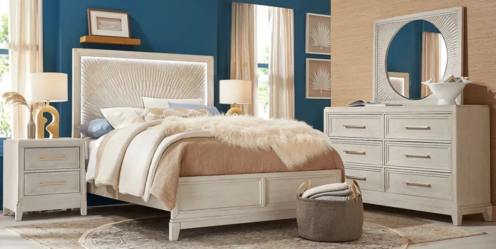 Sunside Way Sand 7 Pc Queen Bedroom